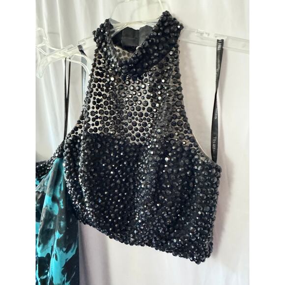 Sherri Hill Mermaid Two-Piece Evening Dress - Size 4 - Picture 5 of 16